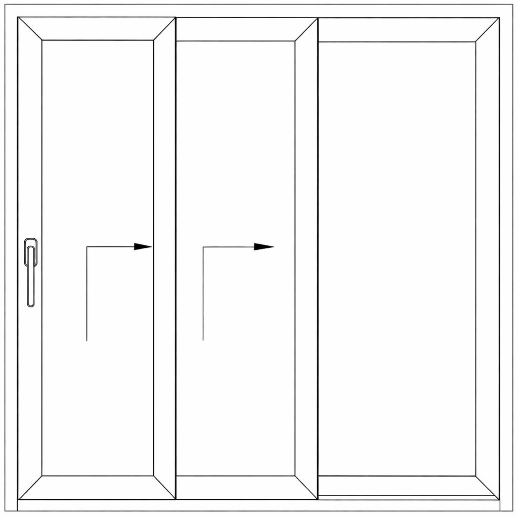Lift & Slide Door (3 Tracks)